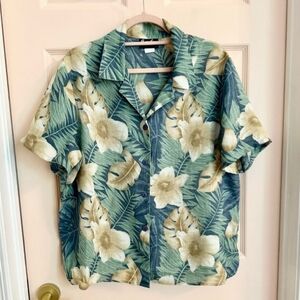 Tropical Floral Women's Shirt - (Size XL)